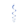Swirl blauw met enkele spiraal