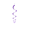Swirl paars met enkele spiraal