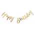 Slinger Happy Birthday gouden letters