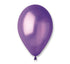 Metallic ballon paars 30 cm