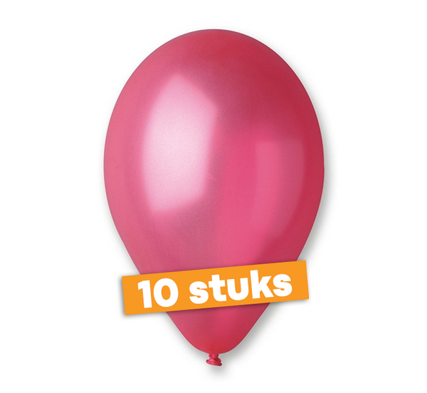 Multi pack metallic ballon rood 33 cm