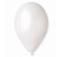 Metallic ballon parel wit 30 cm