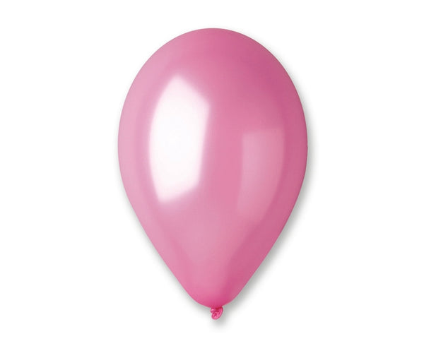 Metallic ballon roze 30 cm