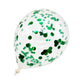 Confetti ballon groen 30 cm