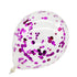 Confetti ballon magenta 30 cm