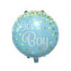 Folie ballon 'It's a boy' rond