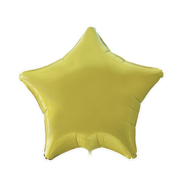 Folie ballon ster geel