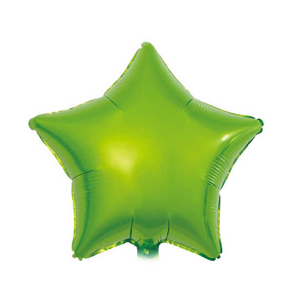 Folie ballon ster licht groen