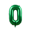 Folie ballon groen 86 cm nummer 0