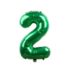 Folie ballon groen 86 cm nummer 2