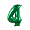 Folie ballon groen 86 cm nummer 4